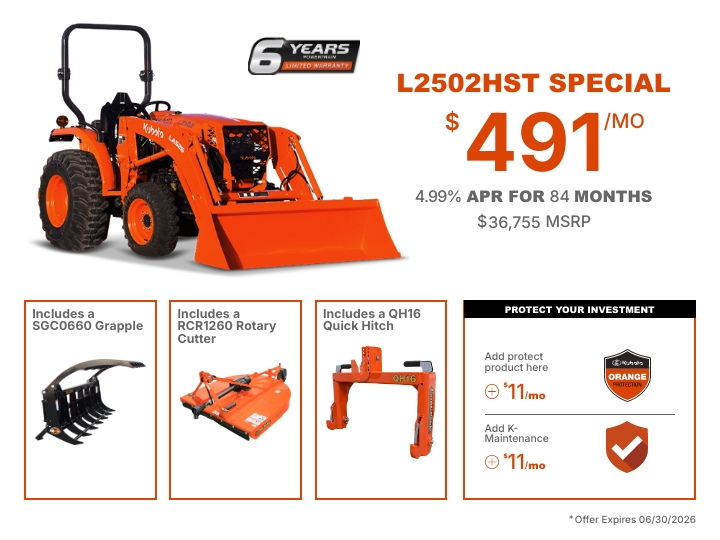 L2502HST Package Deal - Pageland Farm Equipment